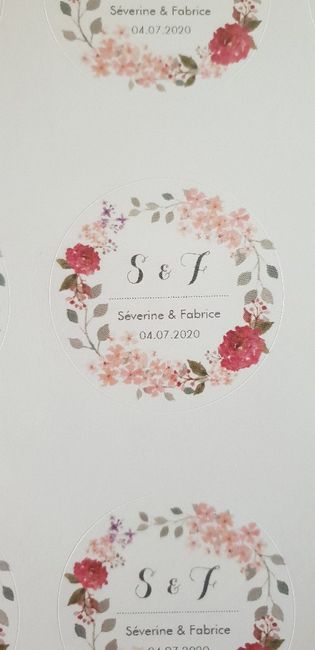 étiquettes reçues! - 1