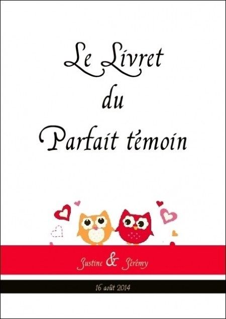 Livret témoin
