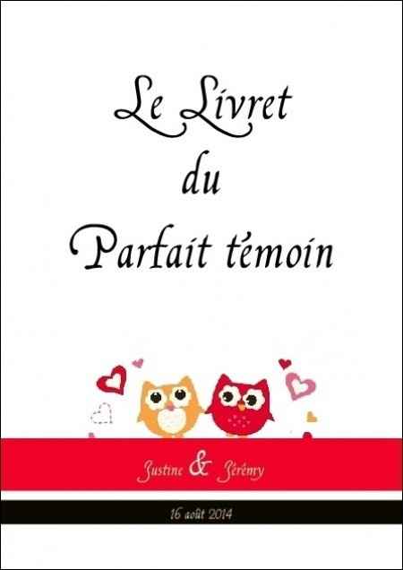 Livret témoin