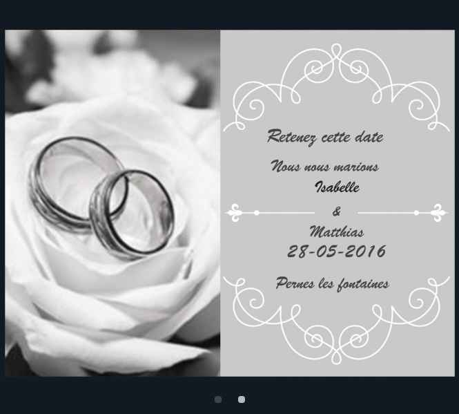 A quoi ressemblent vos "save the date" ? - 1