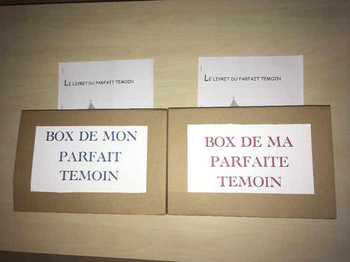 Box pour nos temoins