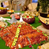 Notre buffet. 15.99euros/pers