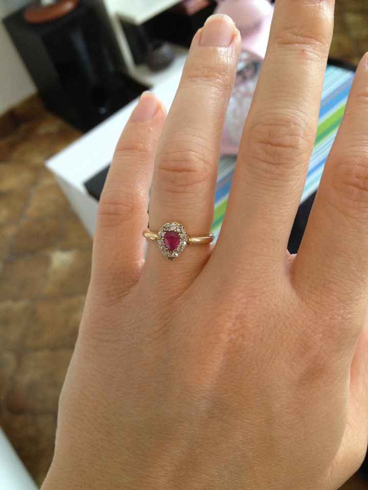 Ma bague de fiancaille
