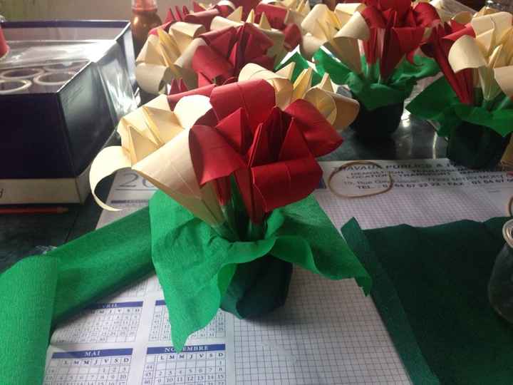 Préparation fleurs et menus en diy - 5