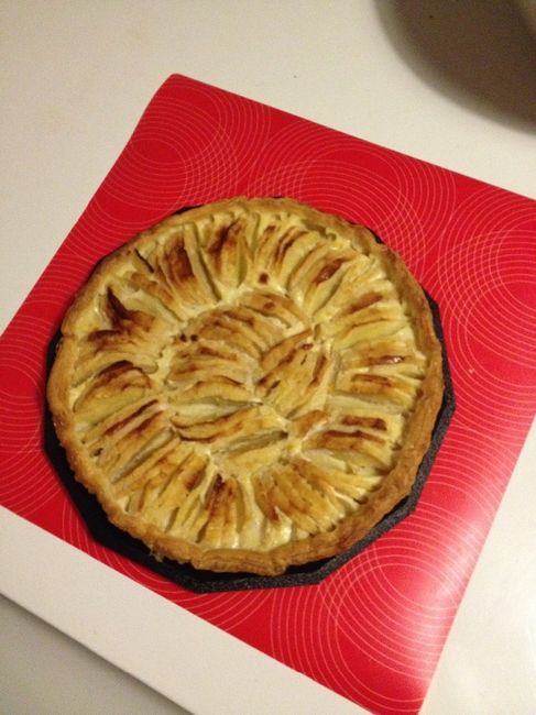 tarte aux pommes "la journée des mariés"