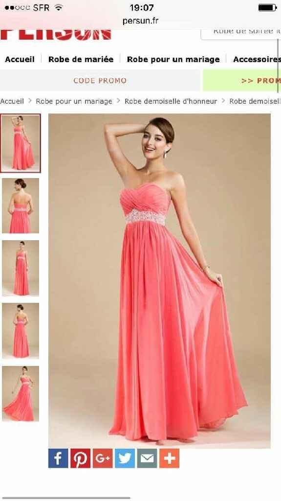 Sayez j'ai trouvé  le style de robe pour mes demoiselle  d'honneur - 1