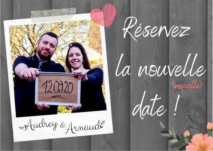 Mariage reporté, de nouveau faire part ou pas? - 1