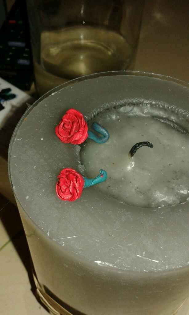 Premières roses en pate fimo - 1