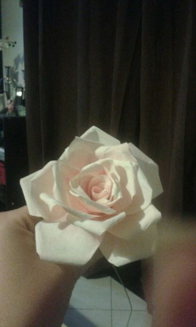 Rose en filtre à café - 2