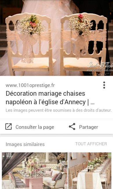 Que mettre sur des chaises napoléons blanches - 2
