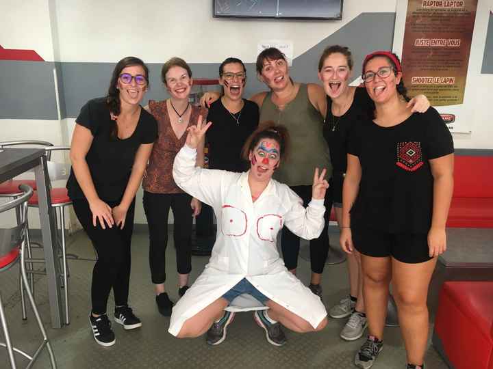 fin des parties, photo souvenir