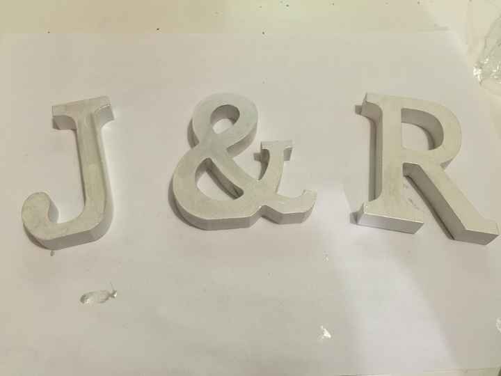 Weeding cake topper diy - 3