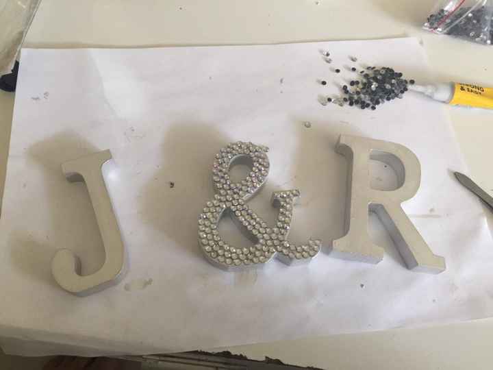 Weeding cake topper diy - 4