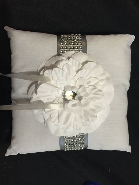 Quelques préparatifs fait maison (faires-part, urne, coussin) - 6