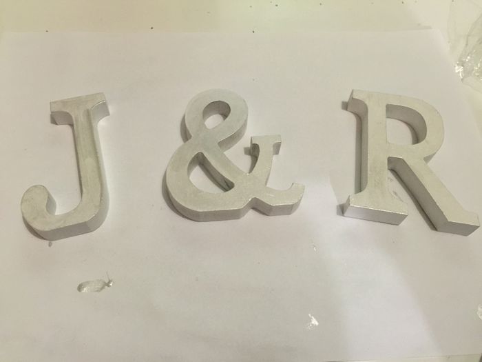 Weeding cake topper diy - 3