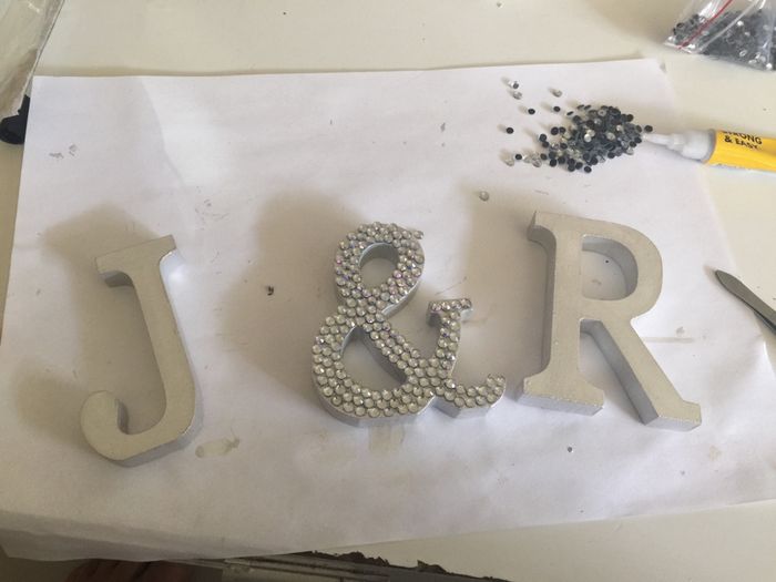 Weeding cake topper diy - 4