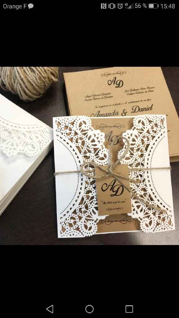 Faire-part fait maison ou achetés? - 1