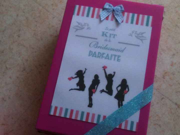 kit Témoins et demoiselle d'honneur :)