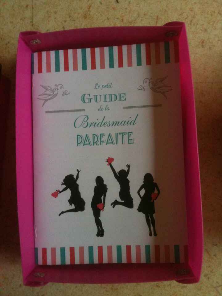 le petit guide de la bridemaid parfaite ;)