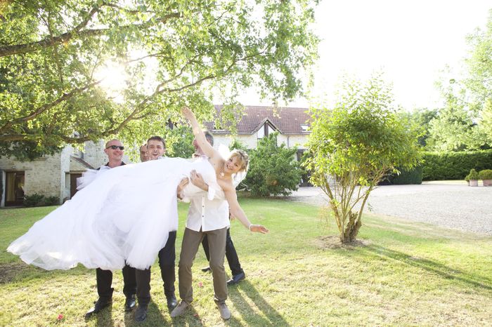 la mariée avec les témoins de chéris ^^