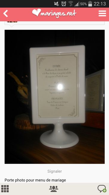 Celles qui utilisent les cadres ikea pour le menu - 1