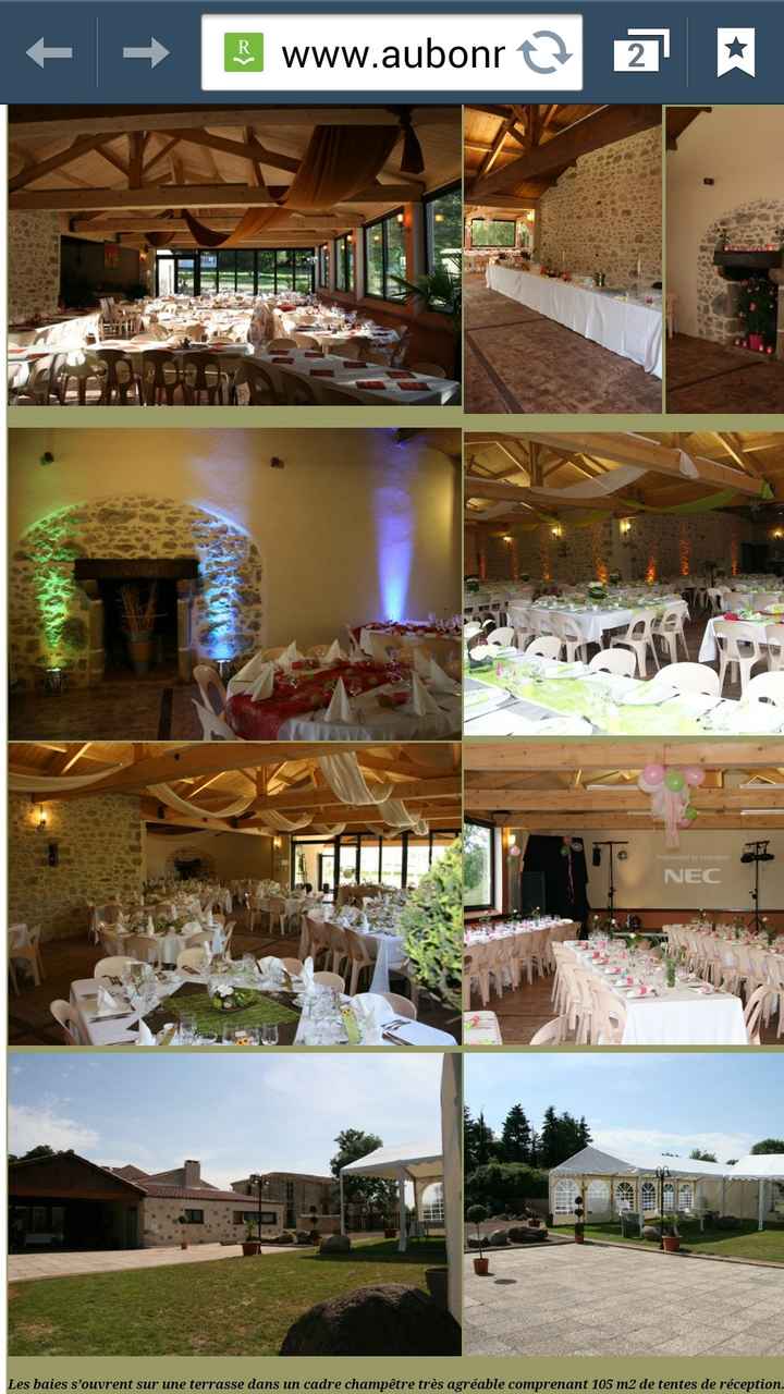 Quel est votre lieu de réception ? votre salle de mariage ? - 1