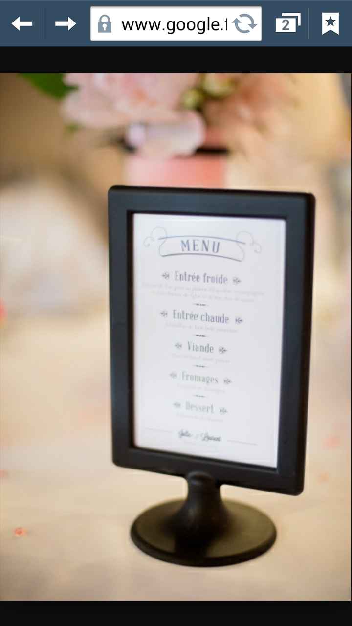 Mise en page menu - 1