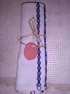 ronds de serviette fait d'argile 