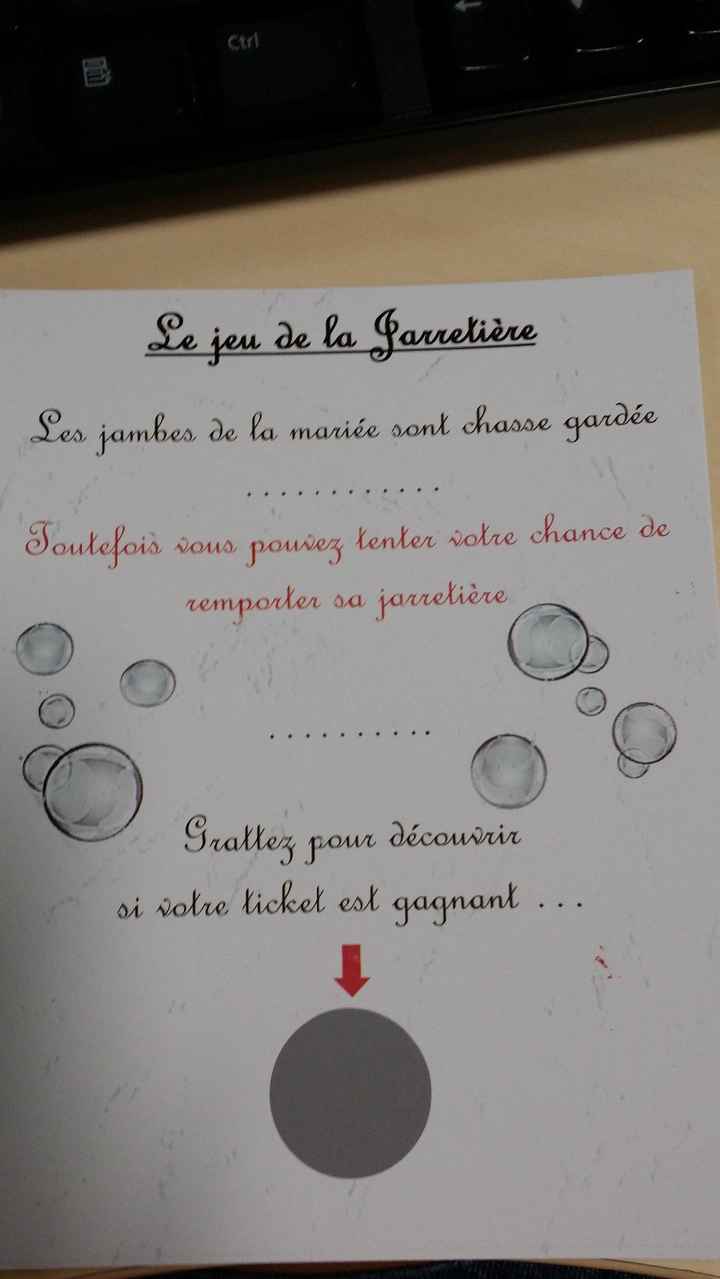 le jeu de la jarretière