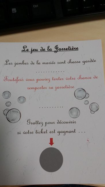 le jeu de la jarretière