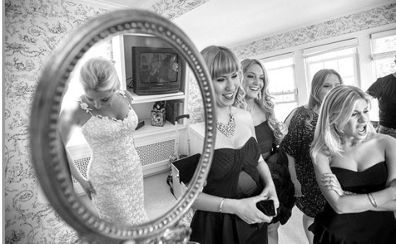 Idées de photo la mariée et ses témoins / demoiselles d'honneur  - 2