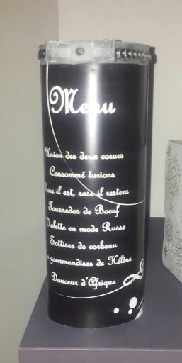Menu Photophore