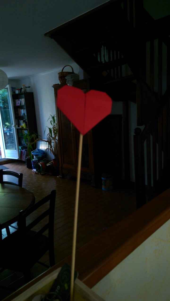coeur origami