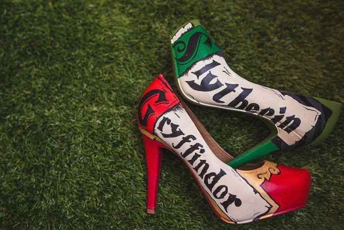 chaussures de la mariée
