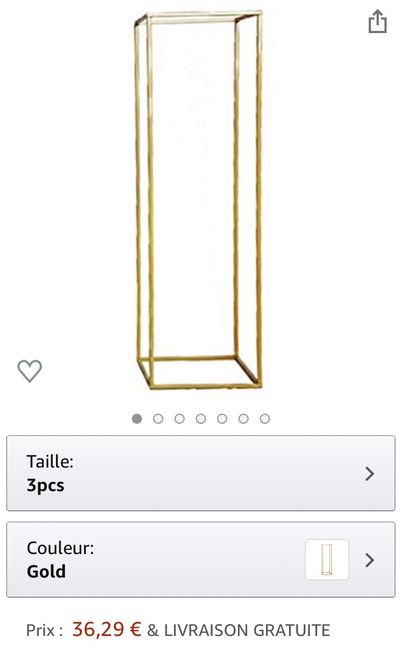 Vase haut metal - 1