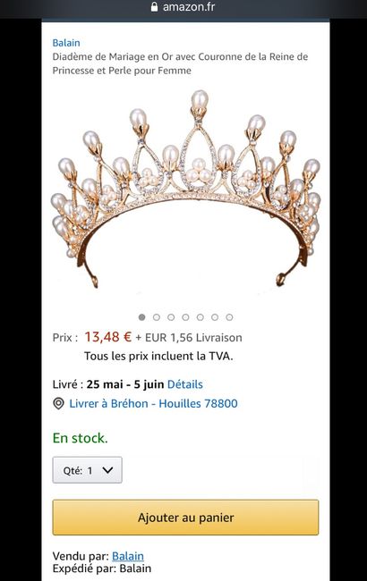 Recherche couronne / Tiare - 1