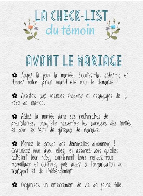 Quel rôle pour les témoins et demoiselles d’honneur ? - 1