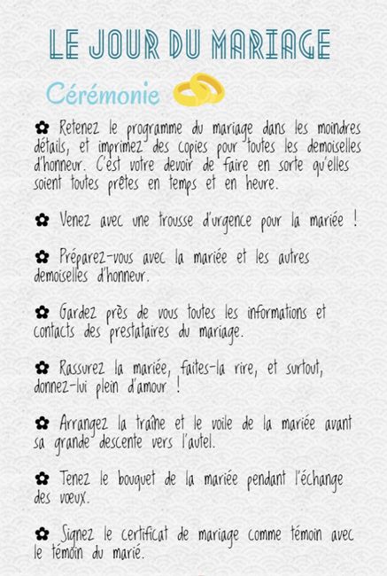 Quel rôle pour les témoins et demoiselles d’honneur ? - 2