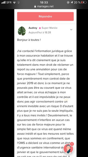 Report /mariage/prestataire - 1