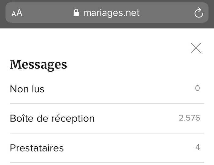 Retrouver les messages envoyés - 1
