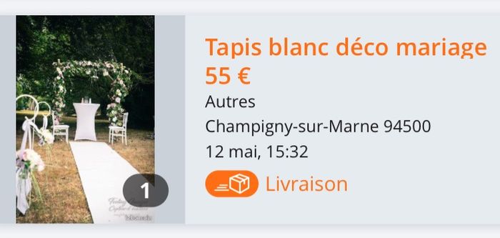 Tapis de ceremonie - 1