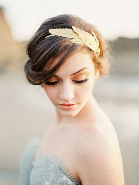 Cheveux courts pour la mariée - 1