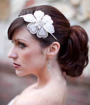 Cheveux courts pour la mariée - 2