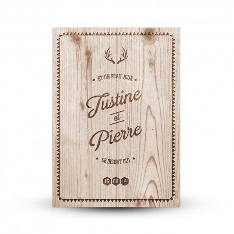 En quoi est fait votre faire-part ? - 1