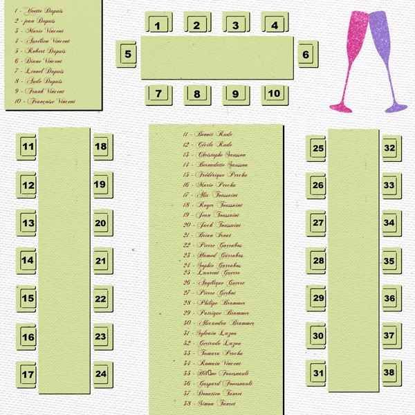 Plan de table - 2