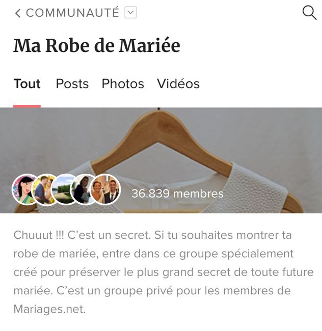 Partage photos robes sécurisé ? 1
