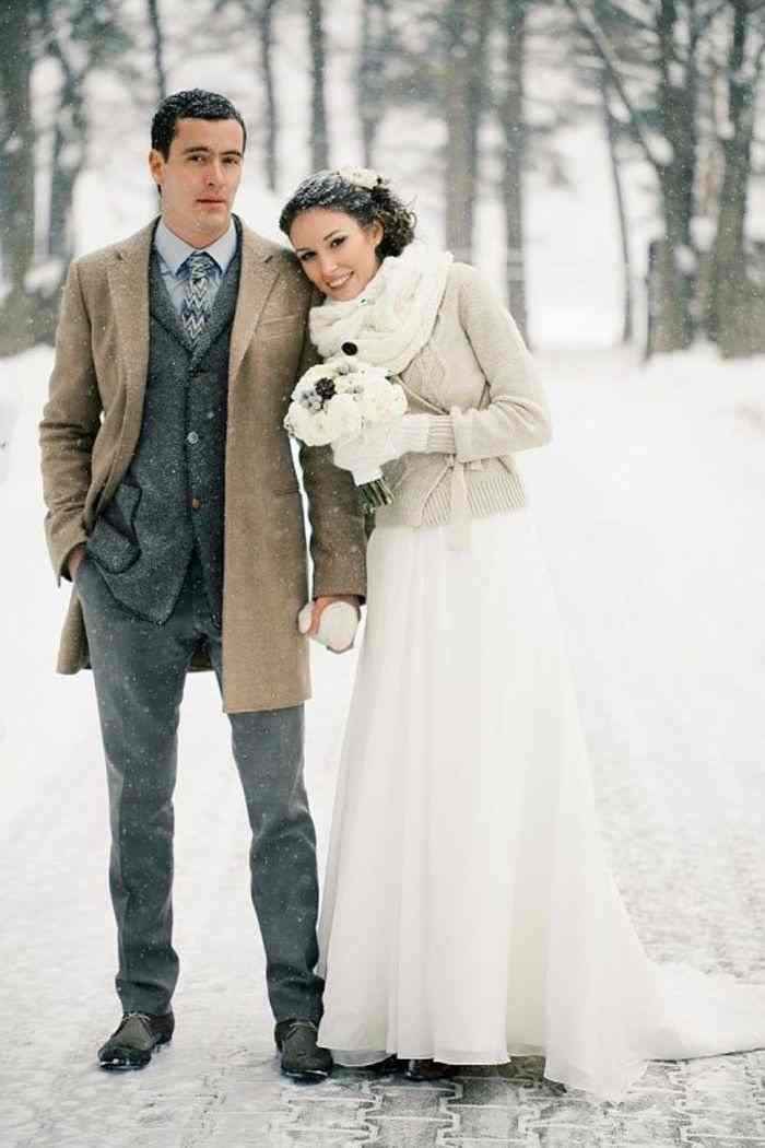Adaptation de la tenue mariage été/hiver 1