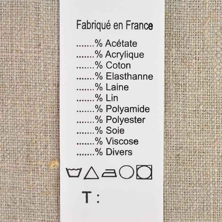 Avez-vous pensé à regarder la composition de votre robe ? 1