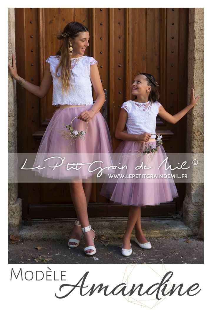 Robes demoiselles d’honneurs enfants 2