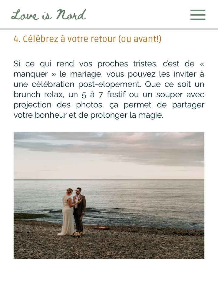 Mariage sans invité - 2